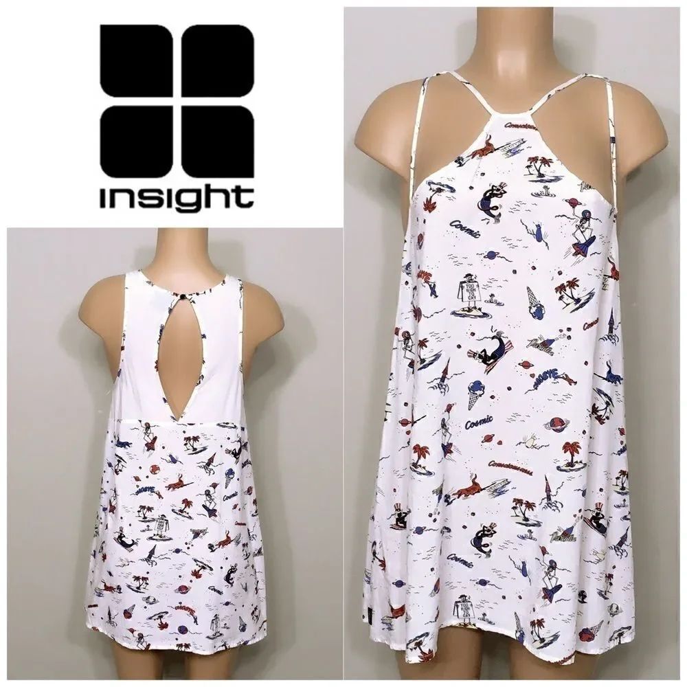 INSIGHT cosmic paradise dress/coverup. New